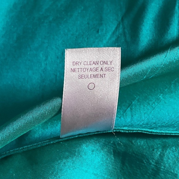 Calypso Christian Celle Silk Teal Pleated Mini Skirt Size XS EUC. - Picture 12 of 13